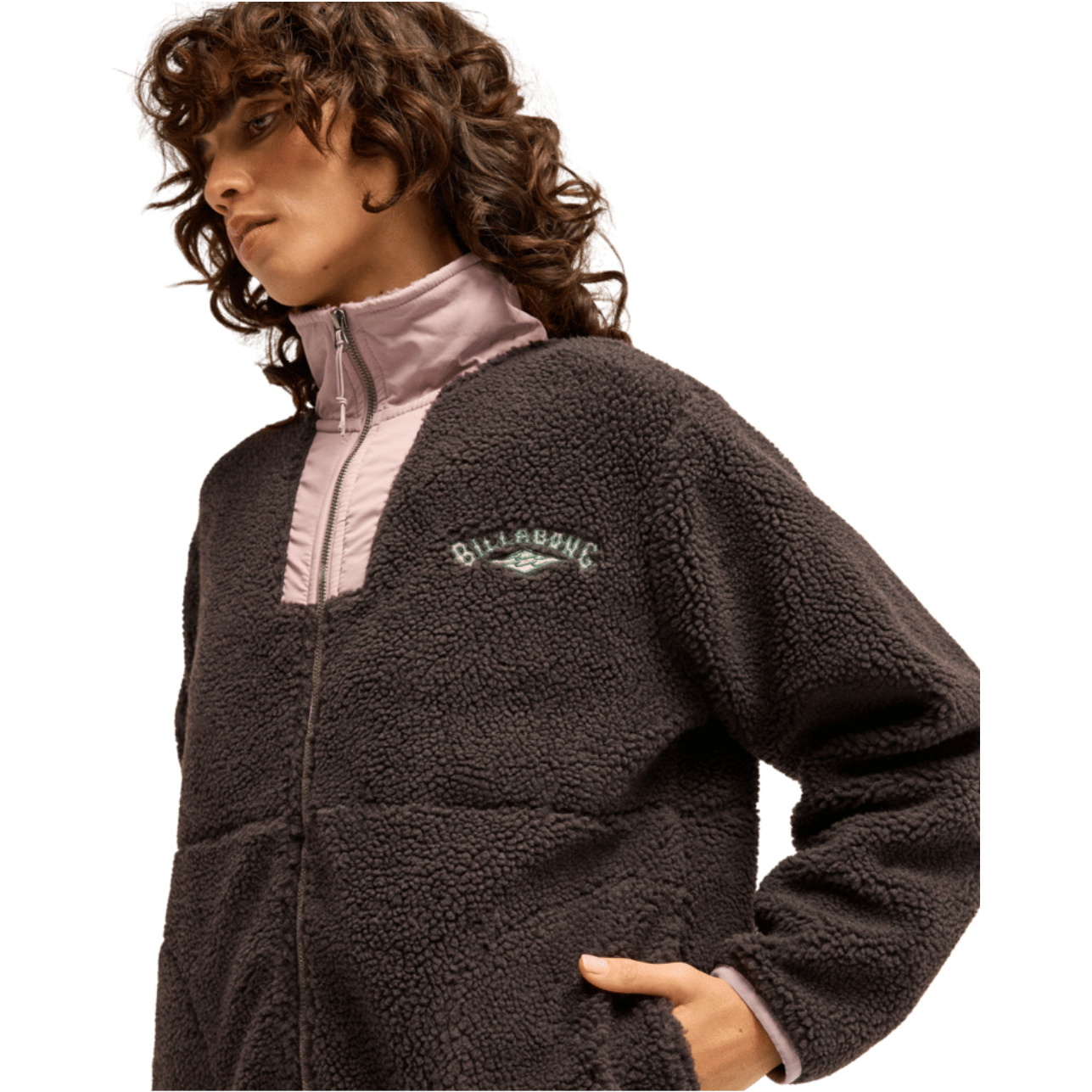 2026 Billabong Womens Mountain Life Fleece EBJPF00137 - Black Sands